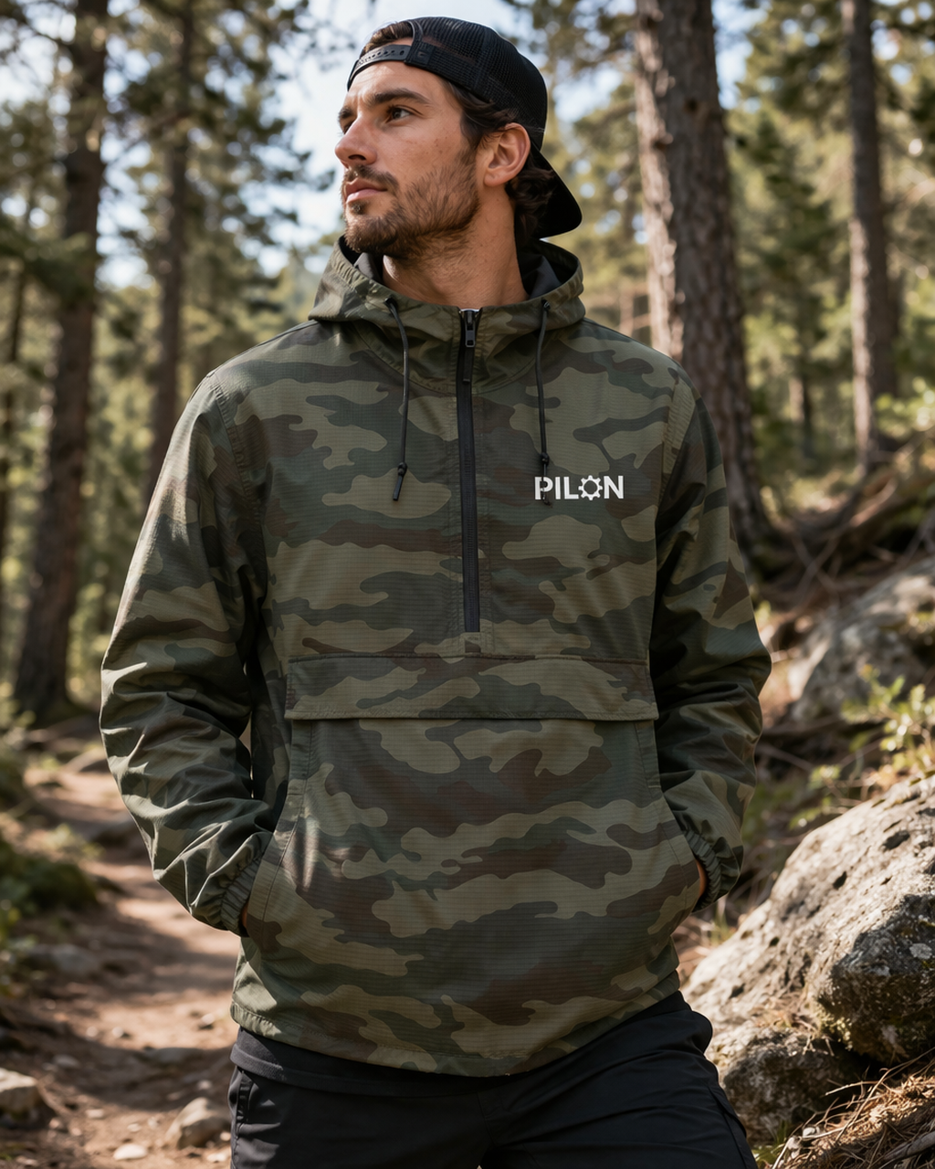 Pilon Forest Camo Anorak Jacket